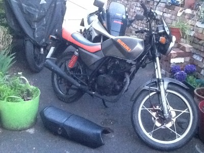 When swapped the seats to aid look and shorter legs!